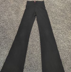 Hard Tail black yoga flared pants